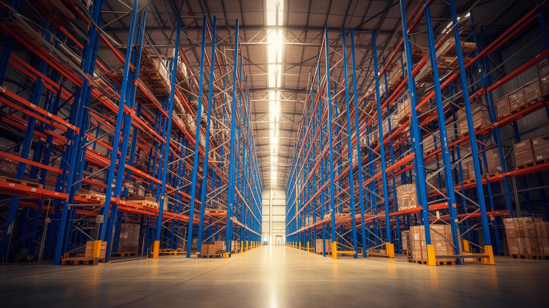 Modern warehouse with heavy-duty pallet racking in Cape Town